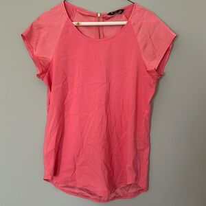Pink express blouse size small
